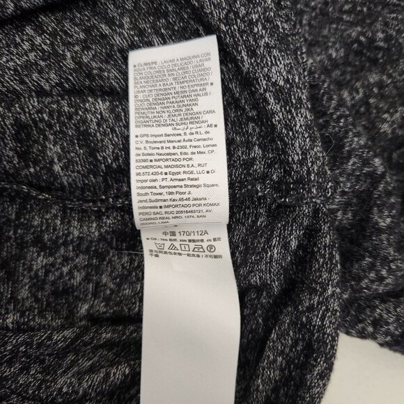 Old Navy Womens Heathered Dark Charcoal Long Sleeve Lightweight Top XL Cottage - Picture 7 of 9